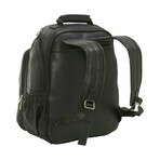 Alroy Extra Large Laptop Backpack - Vaquetta Leather (Black)