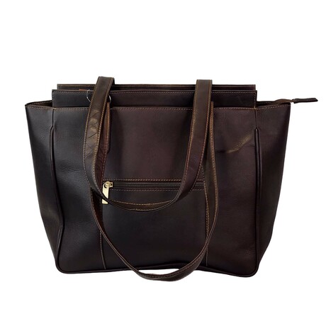 Solana Tote - Vaquetta Leather (Black)