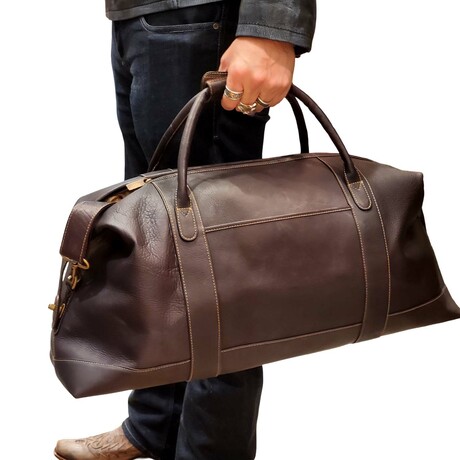 Andres Large Carry on - Vaquetta Leather (Black)