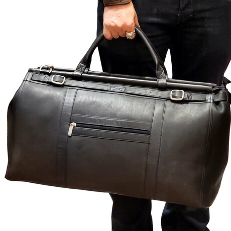 Adelia XL Carry On - Vaquetta Leather (Black)