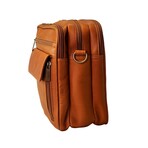 Daza Messenger Bag - Vaquetta Leather (Black)