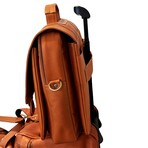 Francis Small Briefcase- Vaquetta Leather (Black)