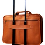 Bradley Large Zip Briefcase - Vaquetta Leather (Black)