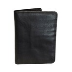 Hipster Medium Tall Bifold Wallet - Vaquetta Leather (Black)
