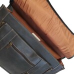 Rodrigo Double Sided Briefcase - Vaquetta Leather - Fur