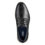 Nubuck Jenkins Plain Toe Derbys // Black (8)