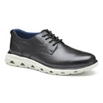 Nubuck Jenkins Plain Toe Derbys // Black (8)
