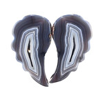 Eternity Agate Medium Slices // Grey