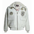 Top Gun® Official Signature Series Leather Jacket // Bone (3XL)