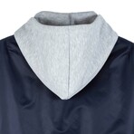 Top Gun® Ma-1 Nylon Bomber Jacket W/ Removable Hood // Navy (3XL)