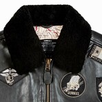 Top Gun® Official Signature Series Leather Jacket // Black (6XL)