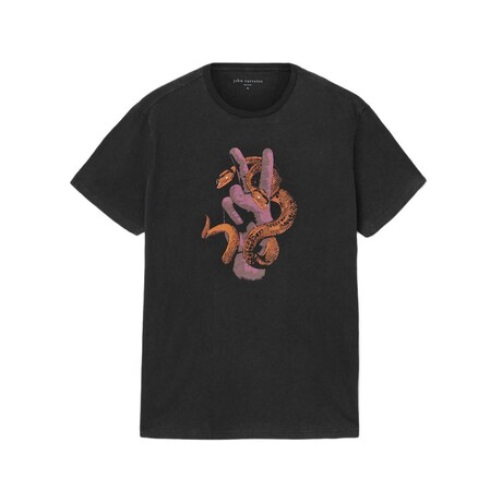Peace Snake T-Shirt // Black (S)