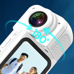 TOKK S70: Rotating Lens Action Camera // White