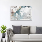 Neutral World Map Canvas Art Print by Kent Youngstrom (16"H x 24"W x 1.5"D)