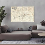 Vintage St Louis Map Canvas Art Print by Wild Apple Portfolio (16"H x 24"W x 1.5"D)