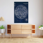 Celestial Blueprint v2 Canvas Art Print by Sue Schlabach (16"H x 24"W x 1.5"D)