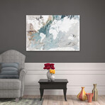 Neutral World Map Canvas Art Print by Kent Youngstrom (16"H x 24"W x 1.5"D)