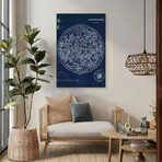 Celestial Blueprint v2 Canvas Art Print by Sue Schlabach (16"H x 24"W x 1.5"D)
