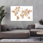 Autumn Meadow World Canvas Art Print by Laura Marshall (16"H x 24"W x 1.5"D)