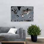 Love the World Map Canvas Art Print by Kent Youngstrom (16"H x 24"W x 1.5"D)