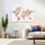 Autumn Meadow World Canvas Art Print by Laura Marshall (16"H x 24"W x 1.5"D)