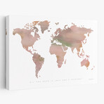 Passport to the World Canvas Art Print by Mercedes Lopez Charro (16"H x 24"W x 1.5"D)