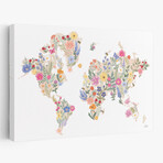 Wild Meadow World Canvas Art Print by Laura Marshall (16"H x 24"W x 1.5"D)