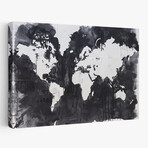 Map of the World Crop Canvas Art Print by Kent Youngstrom (16"H x 24"W x 1.5"D)
