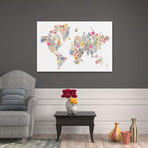 Wild Meadow World Canvas Art Print by Laura Marshall (16"H x 24"W x 1.5"D)