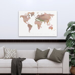 Passport to the World Canvas Art Print by Mercedes Lopez Charro (16"H x 24"W x 1.5"D)