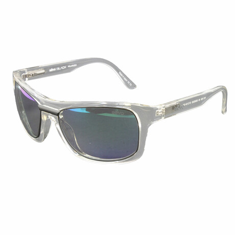 Unisex // Genesis Sport Wrap W/Interchangeable Lens Polarized Sunglasses // Crystal