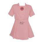 Geena Davis // Signed 'Rockford Peaches' Pink Women's Baseball Jersey