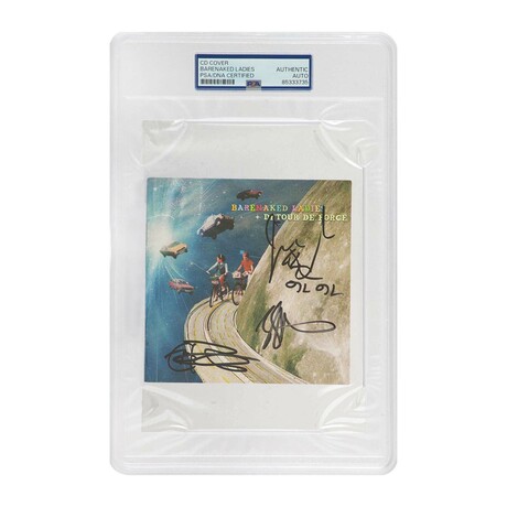 Barenaked Ladies // Signed 'Detour De Force' 5x5 CD Cover (4 Sigs)