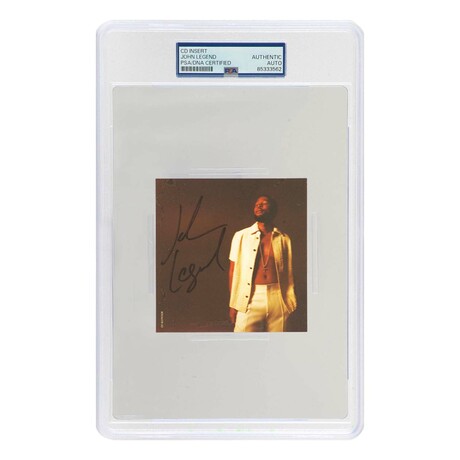 John Legend // Signed 'Legend' 4x4 CD Insert