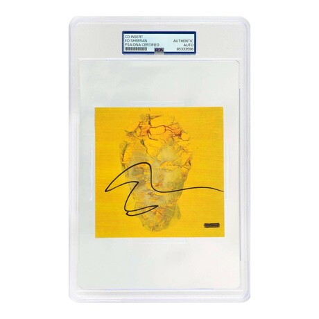 Ed Sheeran // Signed 'Subtract' 5x5 CD Insert