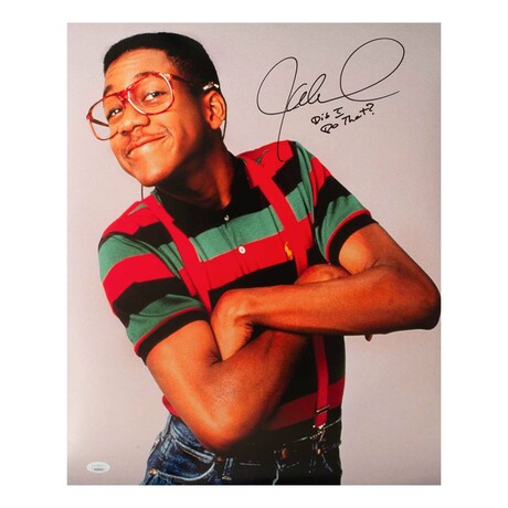 Jaleel White // Signed Steve Urkel - 'Family Matters' Photo