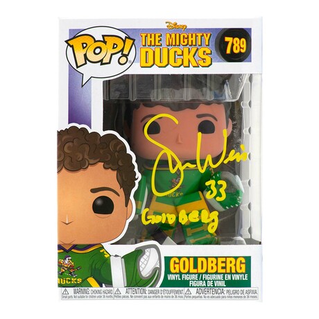 Shaun Weiss // Signed 'The Mighty Ducks' - Goldberg // Funko Pop #789