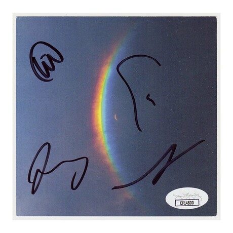 Coldplay // Signed 'Moon Music' 5x5 CD Insert Card (4 Sigs)