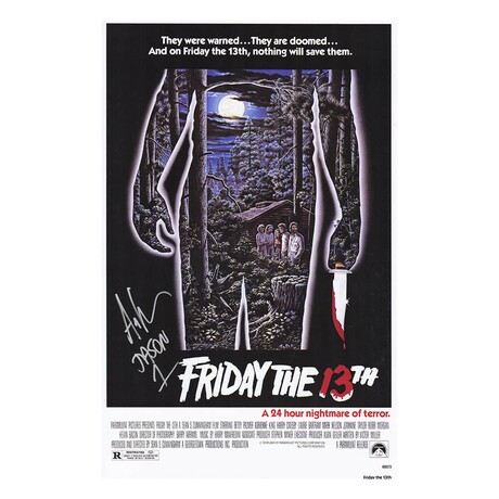 Ari Lehman // Signed 'Friday The 13th' Movie Poster