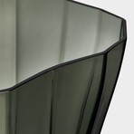 Reed Vase // Moss Green (Low)