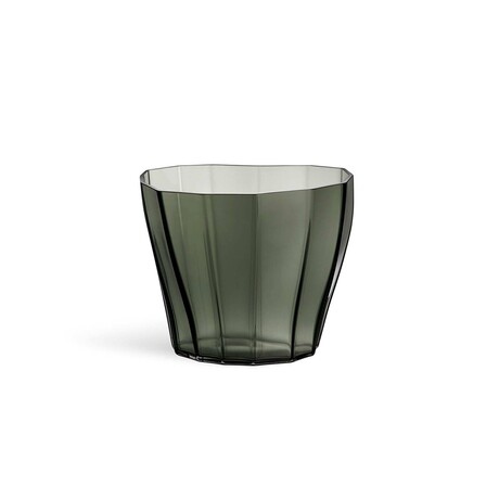 Reed Vase // Moss Green (Low)