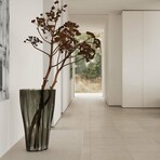 Reed Vase // Moss Green (Low)