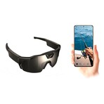 Smart Camera Glasses for Action Sports // Black
