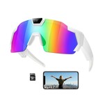 Smart Camera Glasses for Action Sports // Red