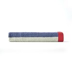 Line Cotton Bath Towel (Red)