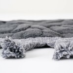 Sunshine Tasseled Cotton Bath Mat Set (Mustard)