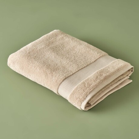 Premium Dorita Cotton Bath Towel (Beige)
