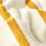 Ella Striped Cotton Washcloth // Set of 4 (Mustard)