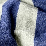 Line Cotton Bath Towel (Red)