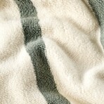 Ella Striped Cotton Washcloth // Set of 4 (Mustard)